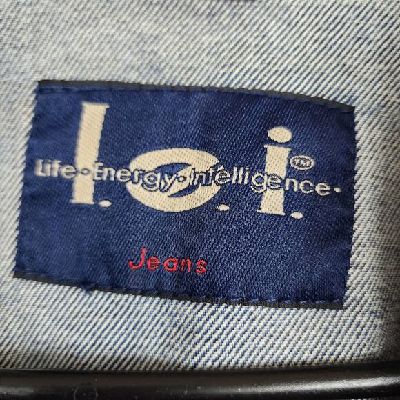 Vintage LEI Floral Denim Jacket - Picture 5 of 8